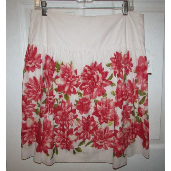 SPEECHLESS Floral Skirt - Sz 9 - Picture 1 of 6